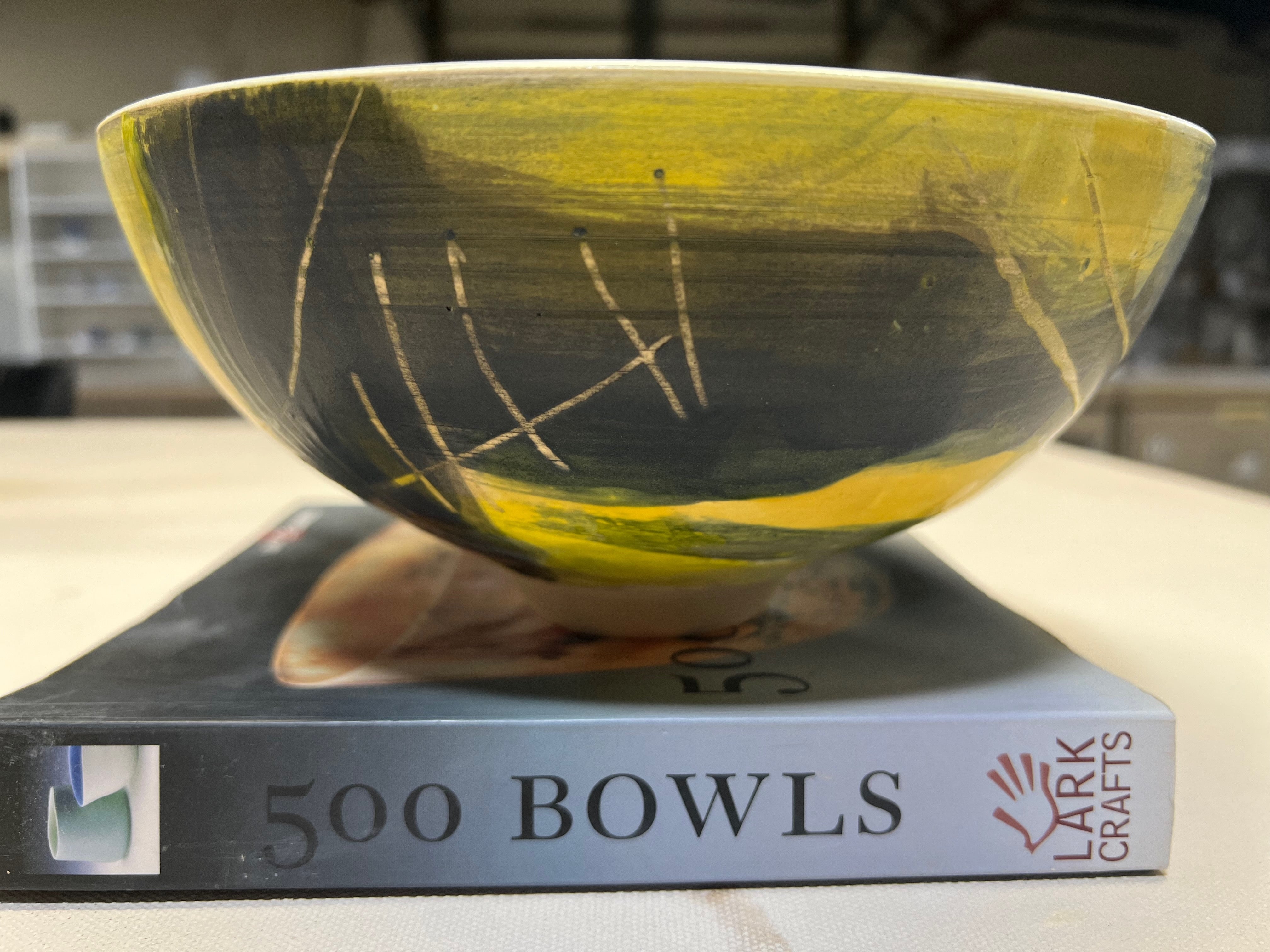 Yellow and Black Bowl #1