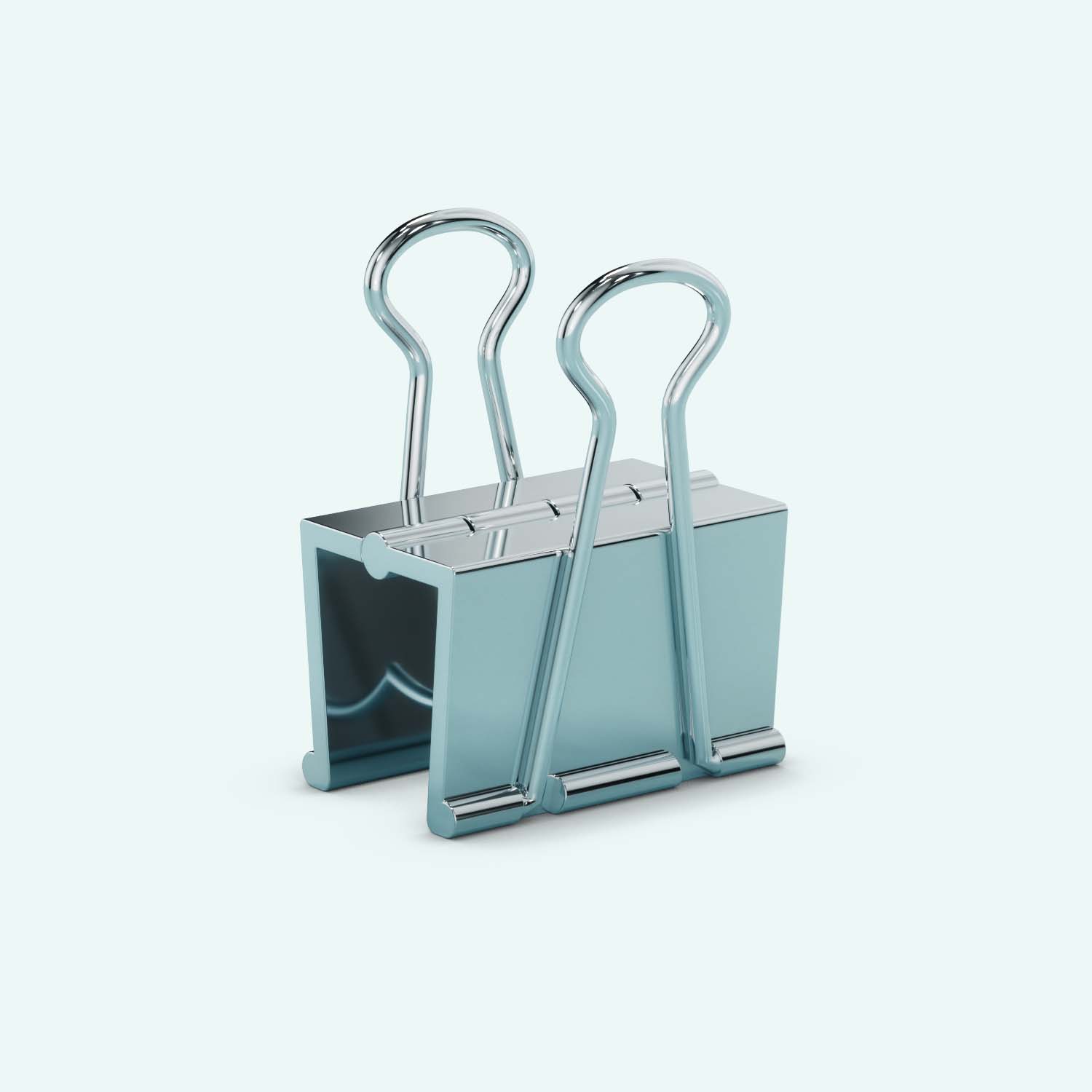 Binder Clip Earring: Silver / Single