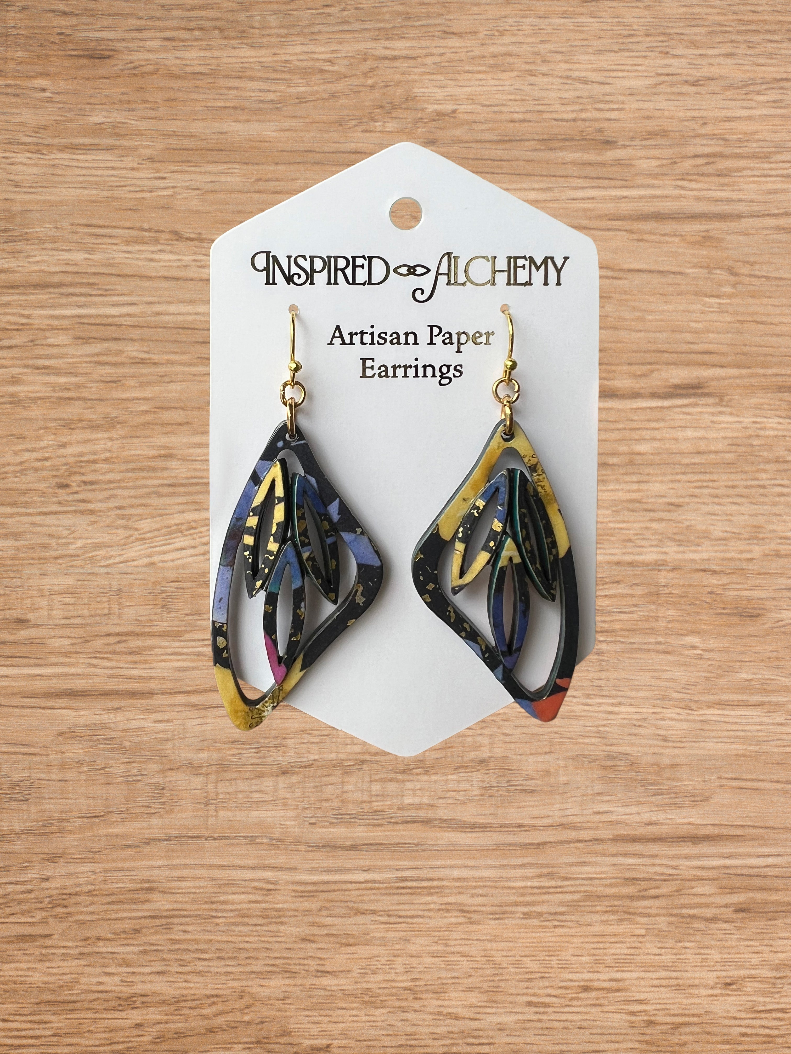 Inspired Alchemy - Artisan Paper Earrings