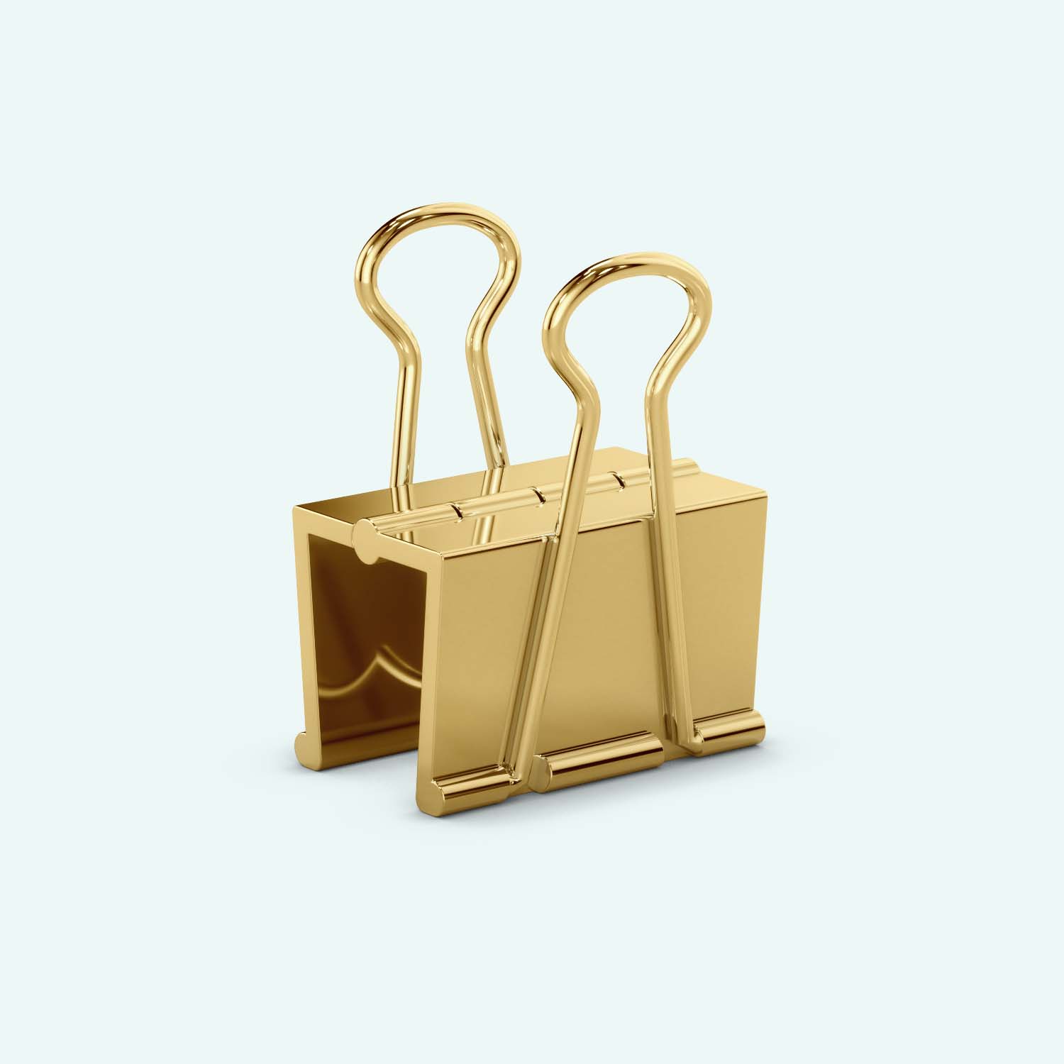 Binder Clip Earring: Silver / Single