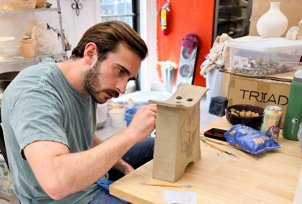 Apr 28 "Hand Building Clay Workshop" with Randy Glotfelty Pottery