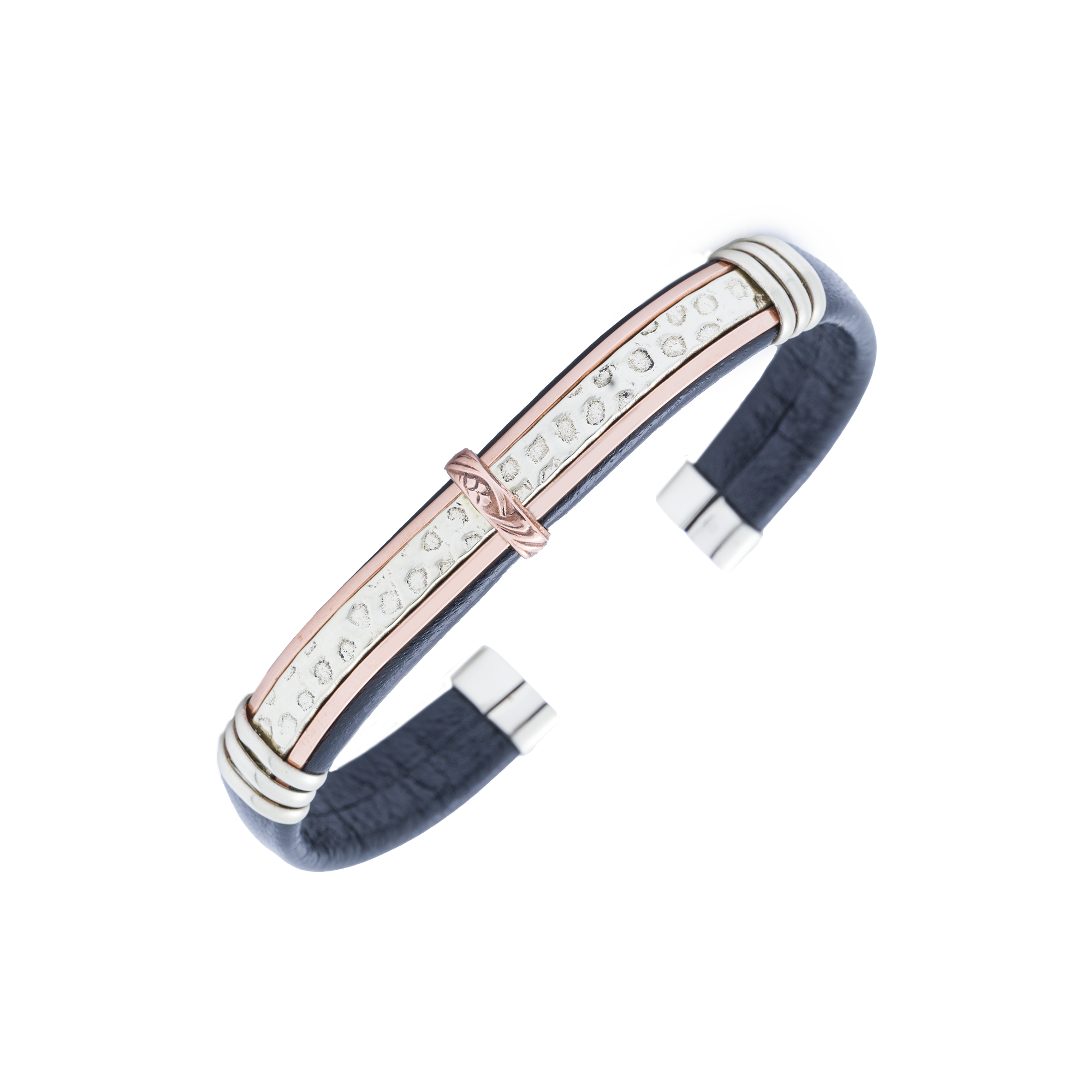 BR.ULB.0139 - Unique Leather Bracelet, Black
