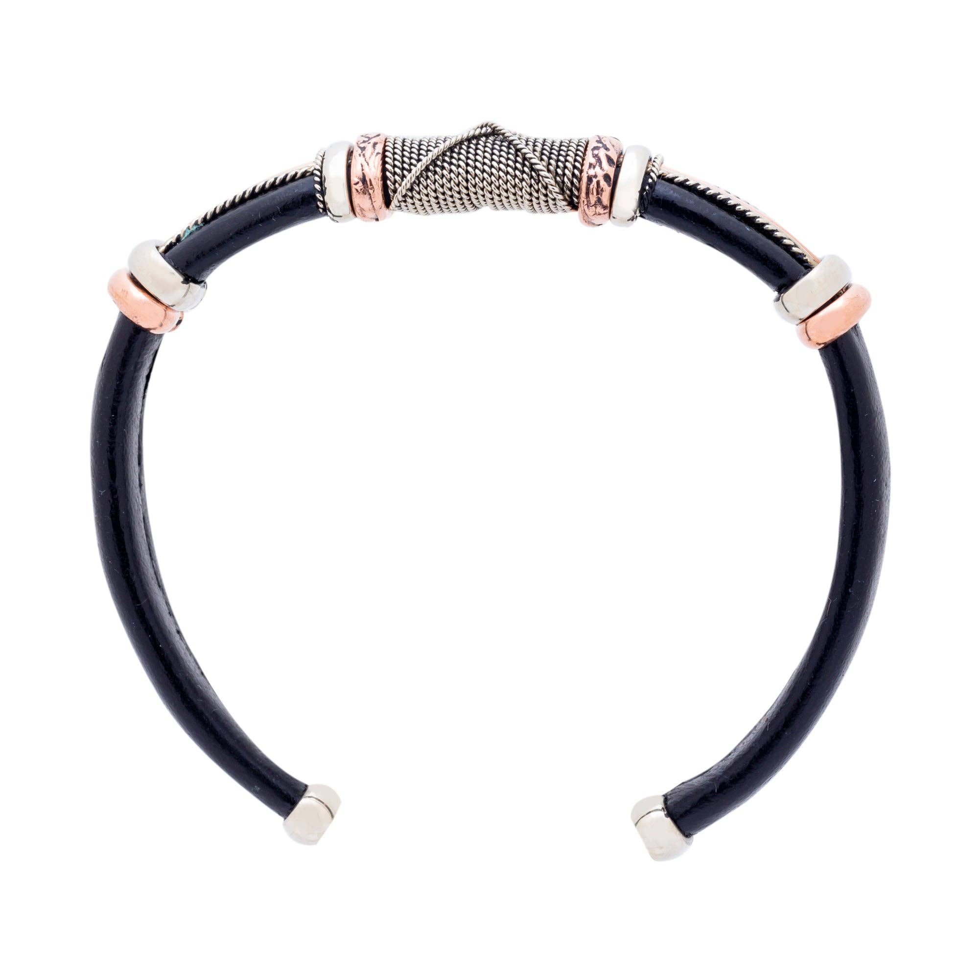 Leather Bracelet, Black