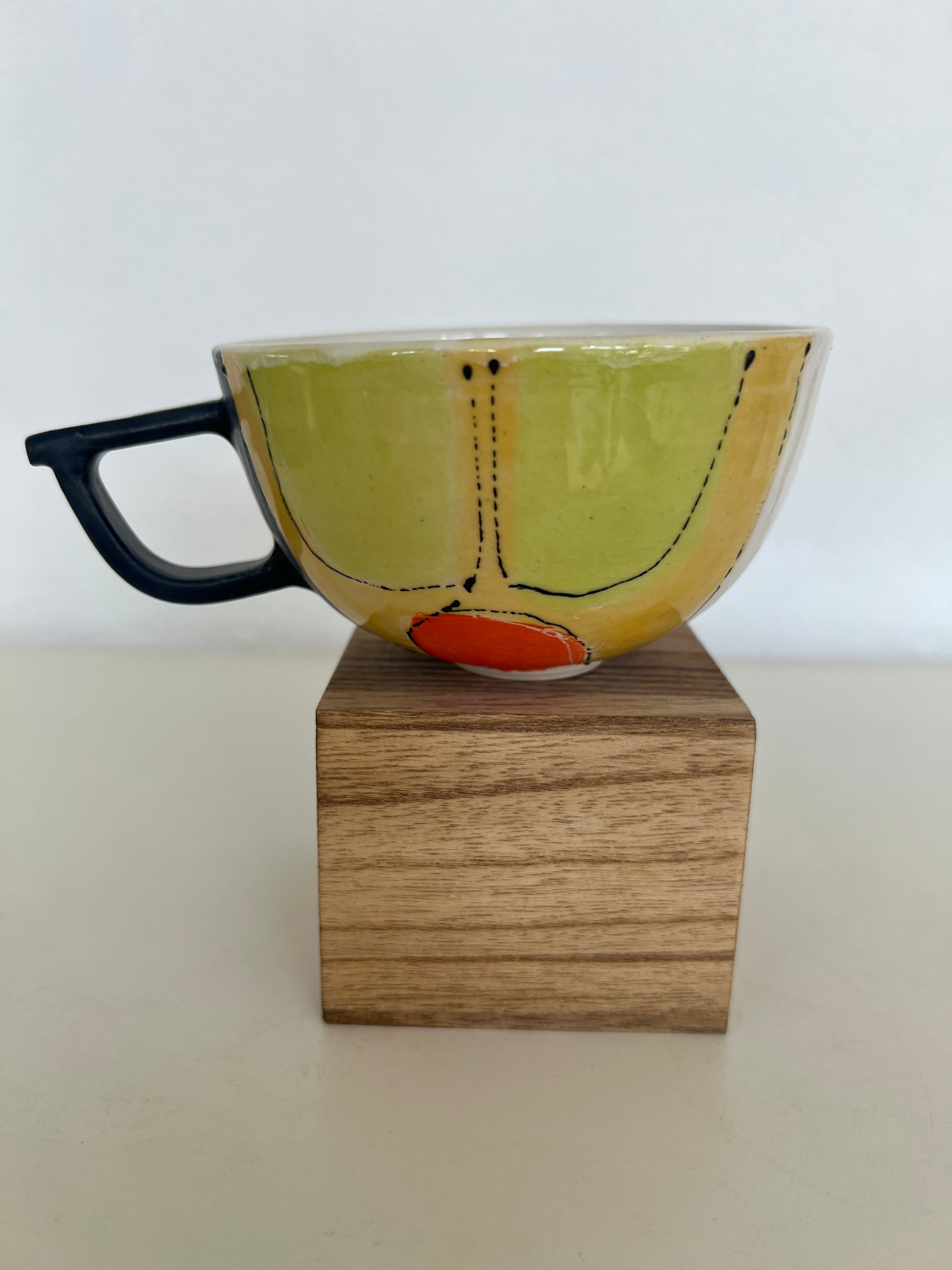Green and Orange Mug