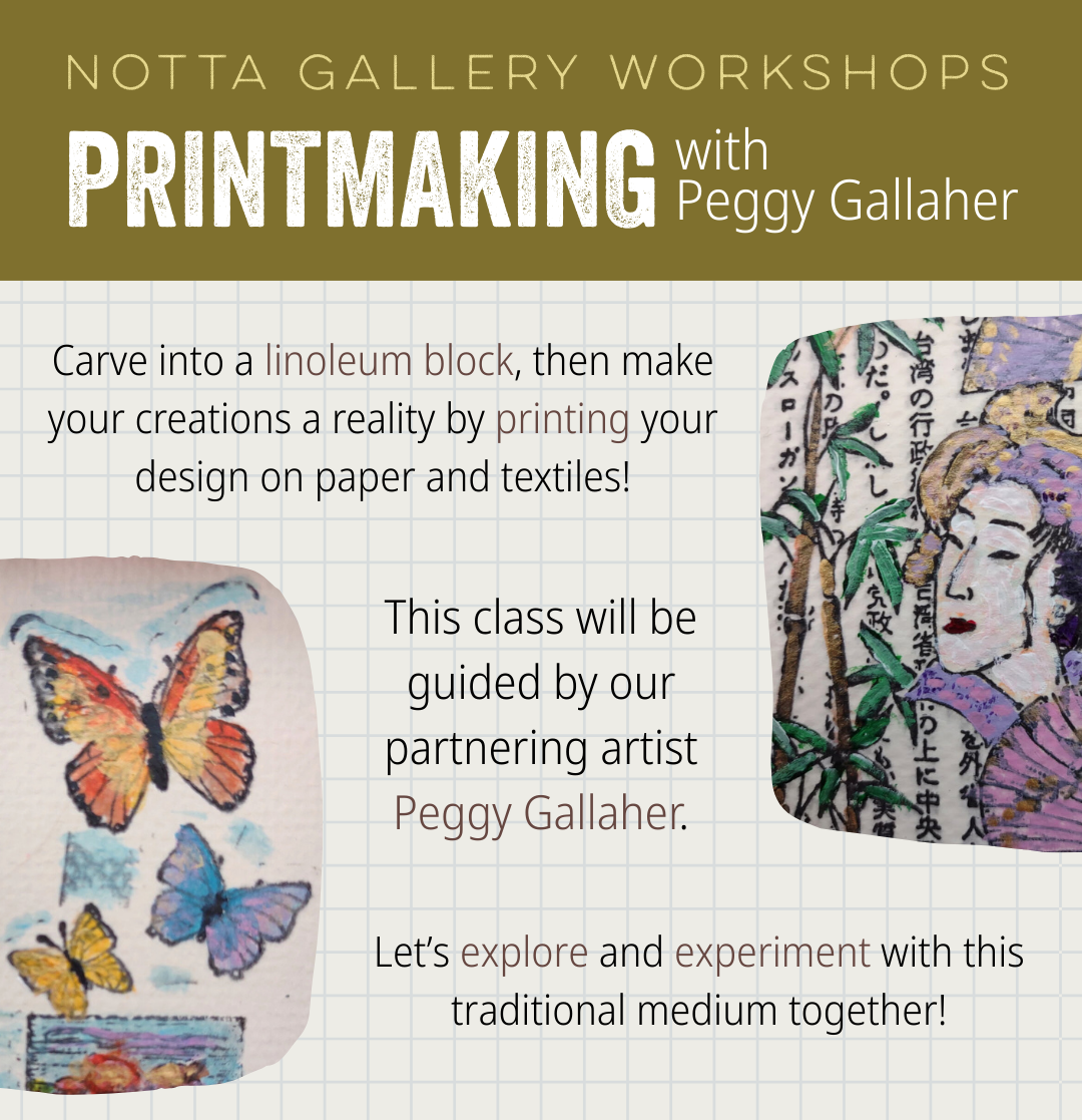 (Dec 10) Printmaking Workshop with Peggy Gallaher