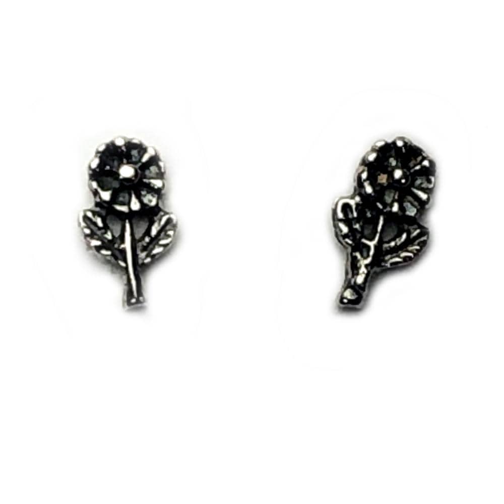 ER.EMA.1504 - Sterling Silver Earrings - HPSilver, Sterling Silver Stud Earrings