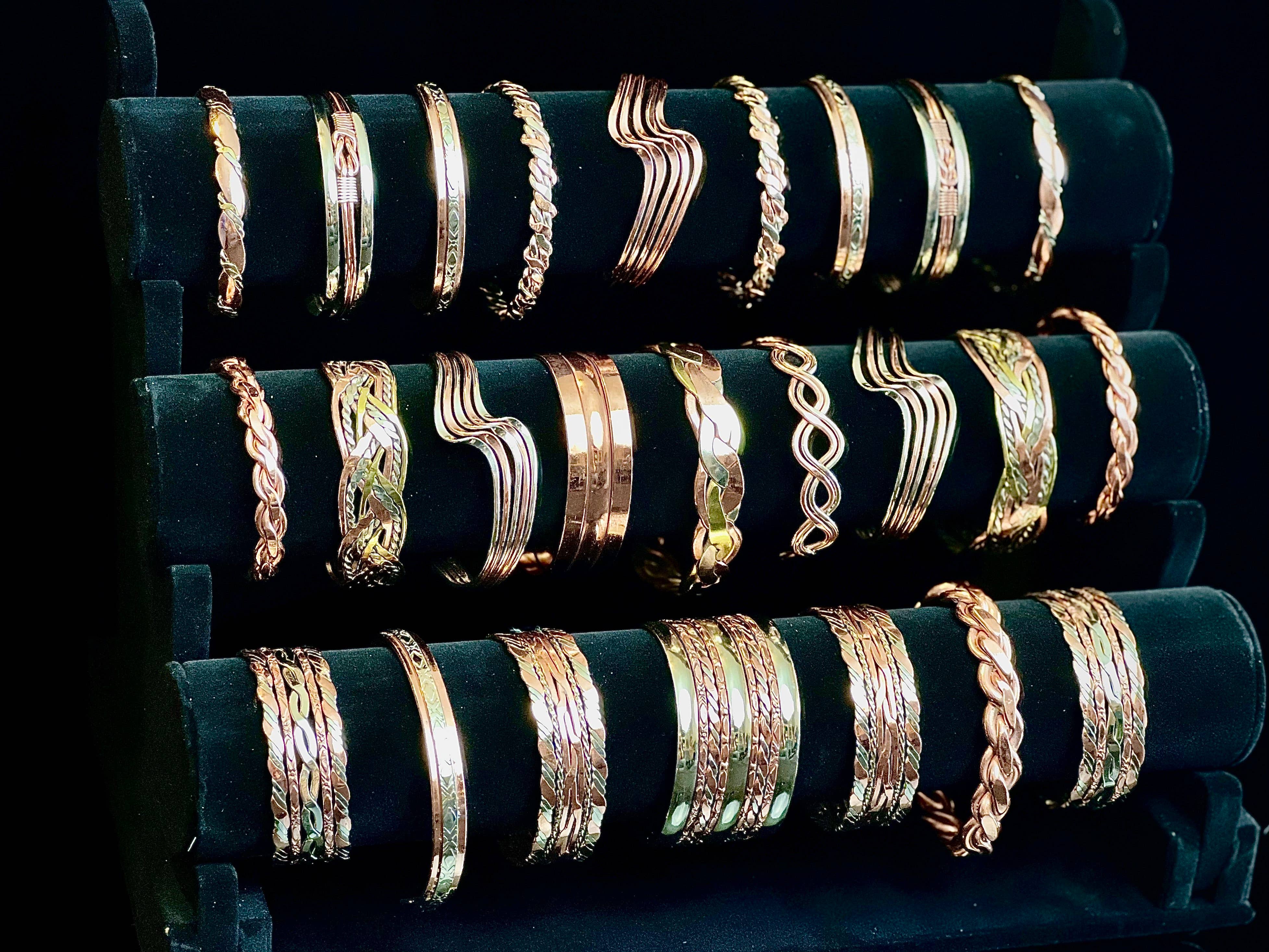 Copper Bracelets Wholesale Pack of 25