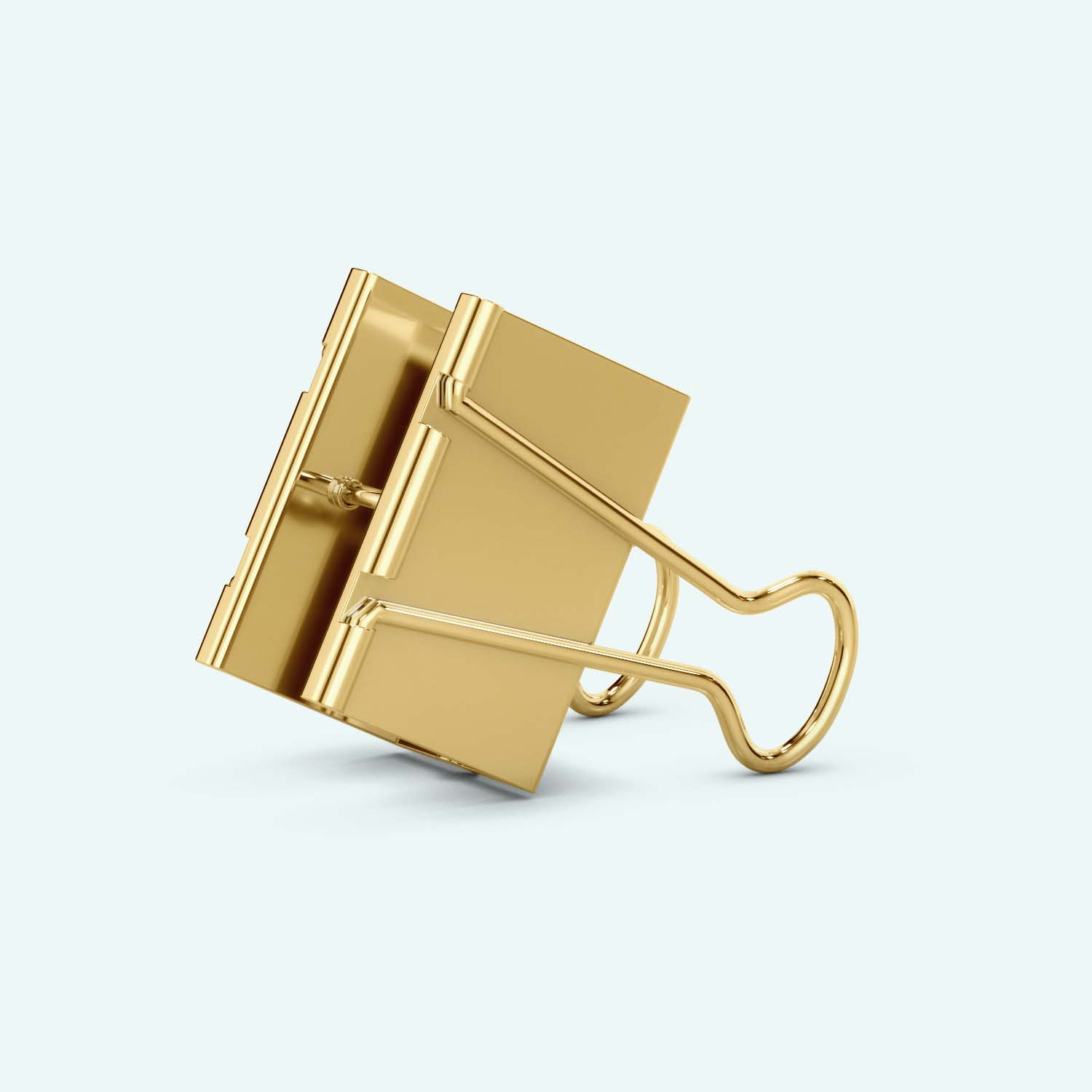 Binder Clip Earring: Silver / Single