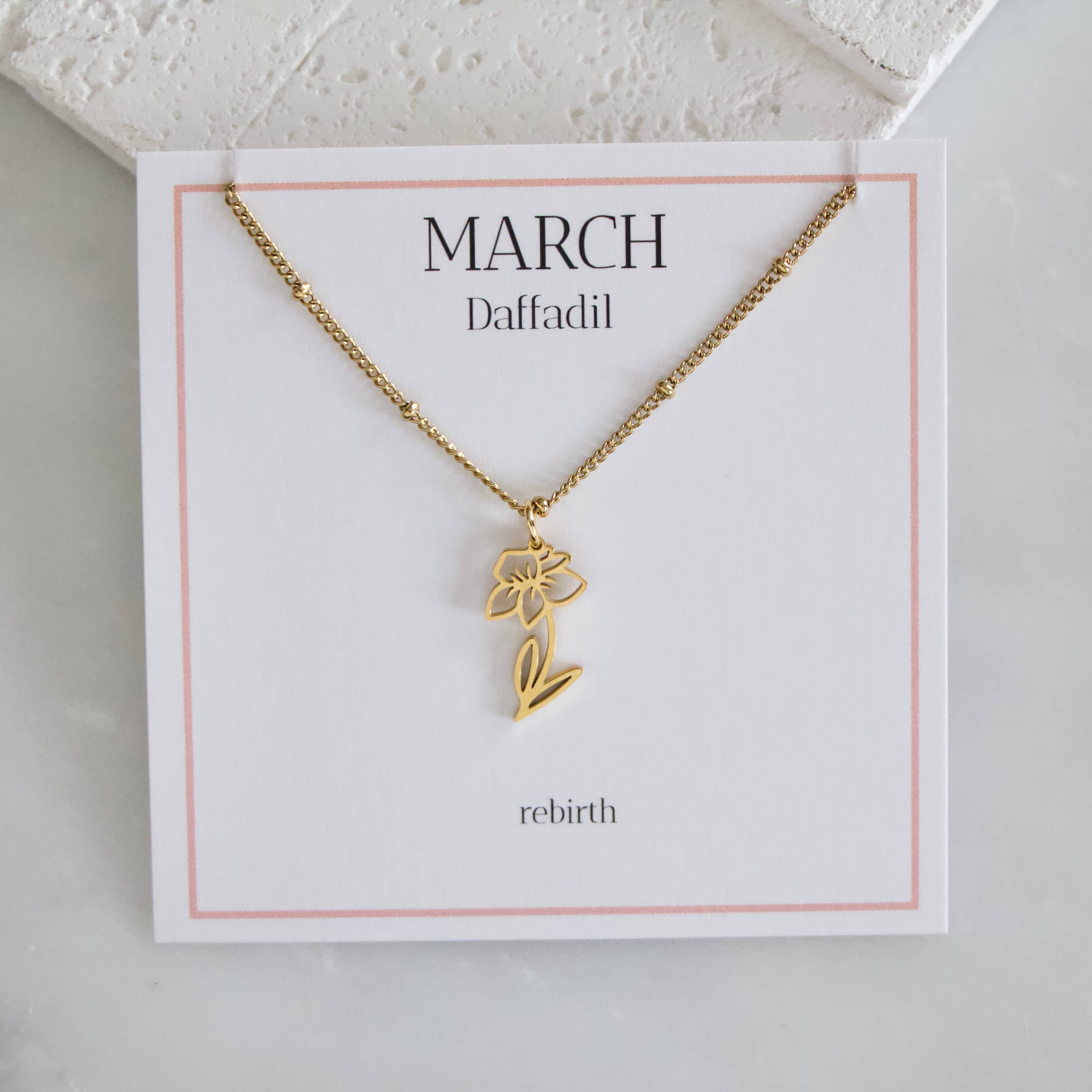 Birth Flower Necklaces - Waterproof: September - Morning Glory