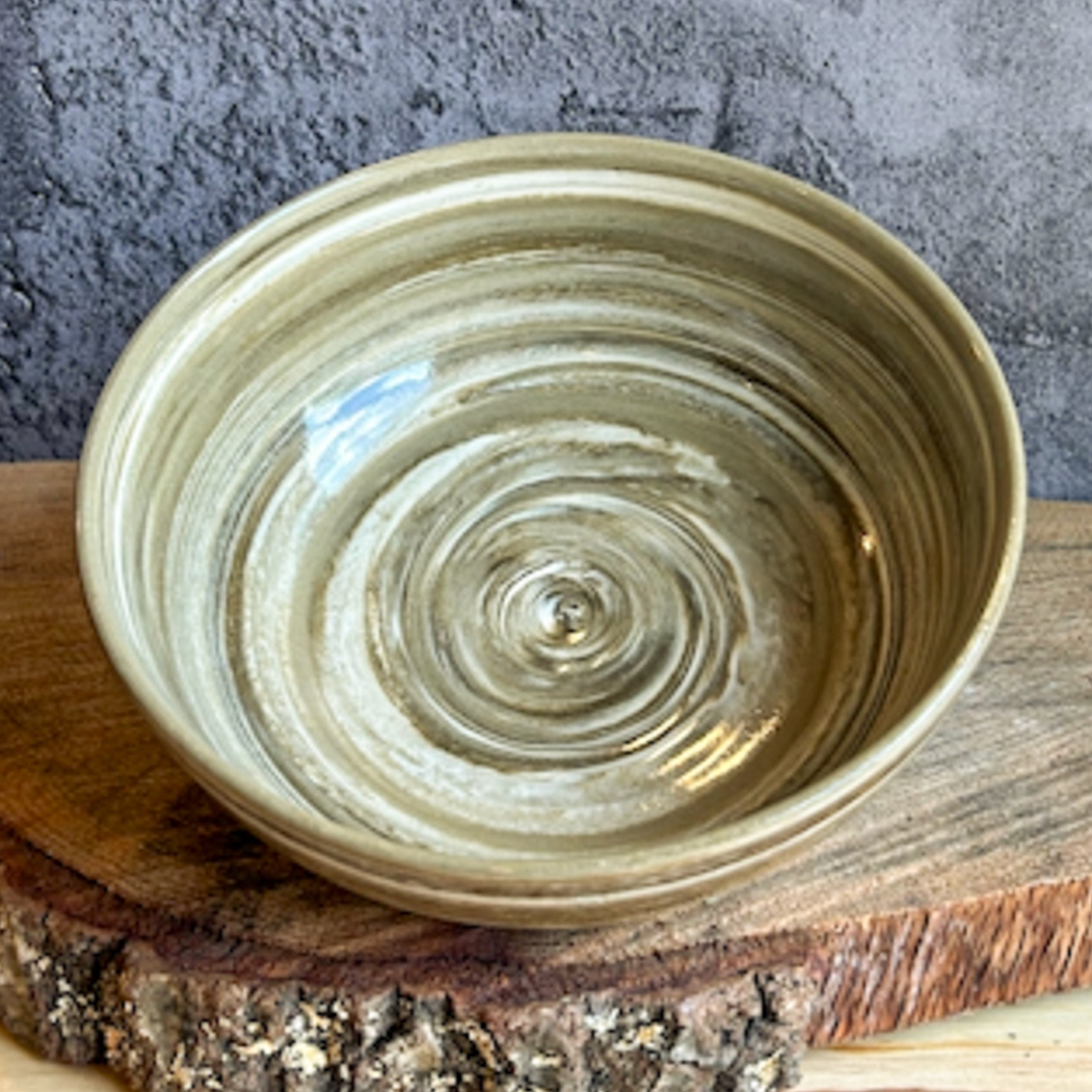 Marbled Serving Bowl