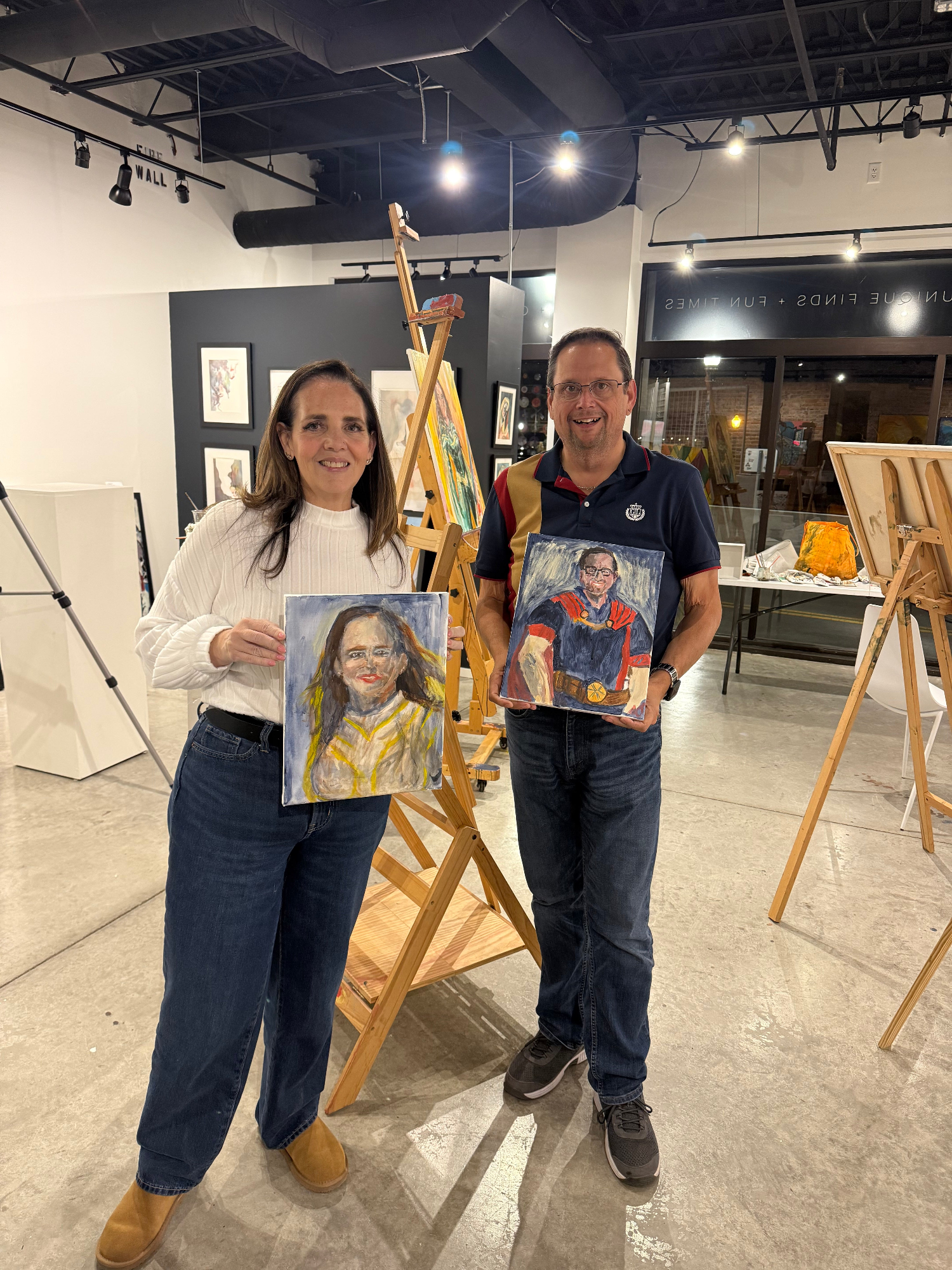 August 27th | Paint Your Date with Tony & Danielle @ The Wine Garden