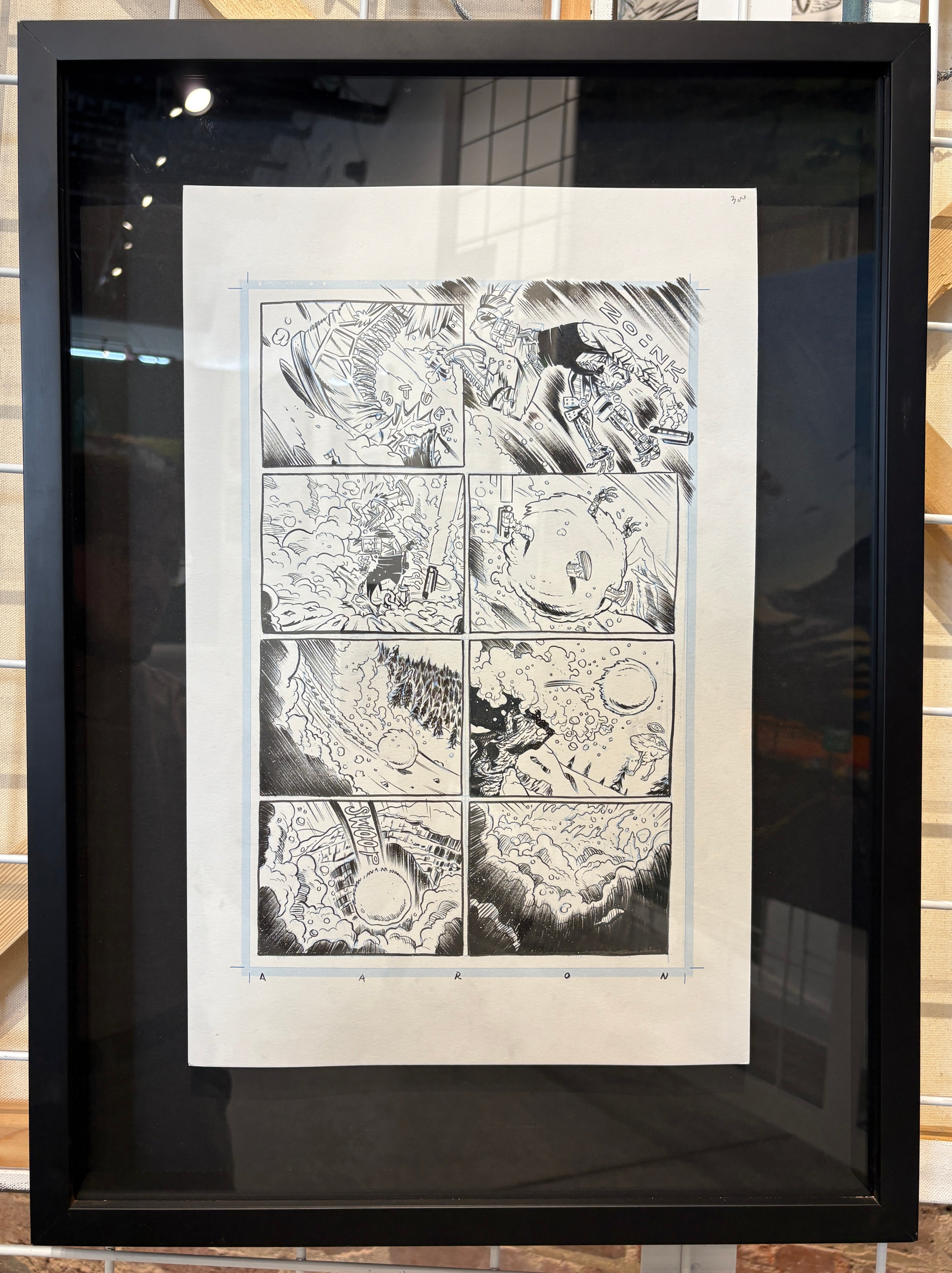 Just a bit of classic physical comedy involving a catman with 3 robot arms and a snowball