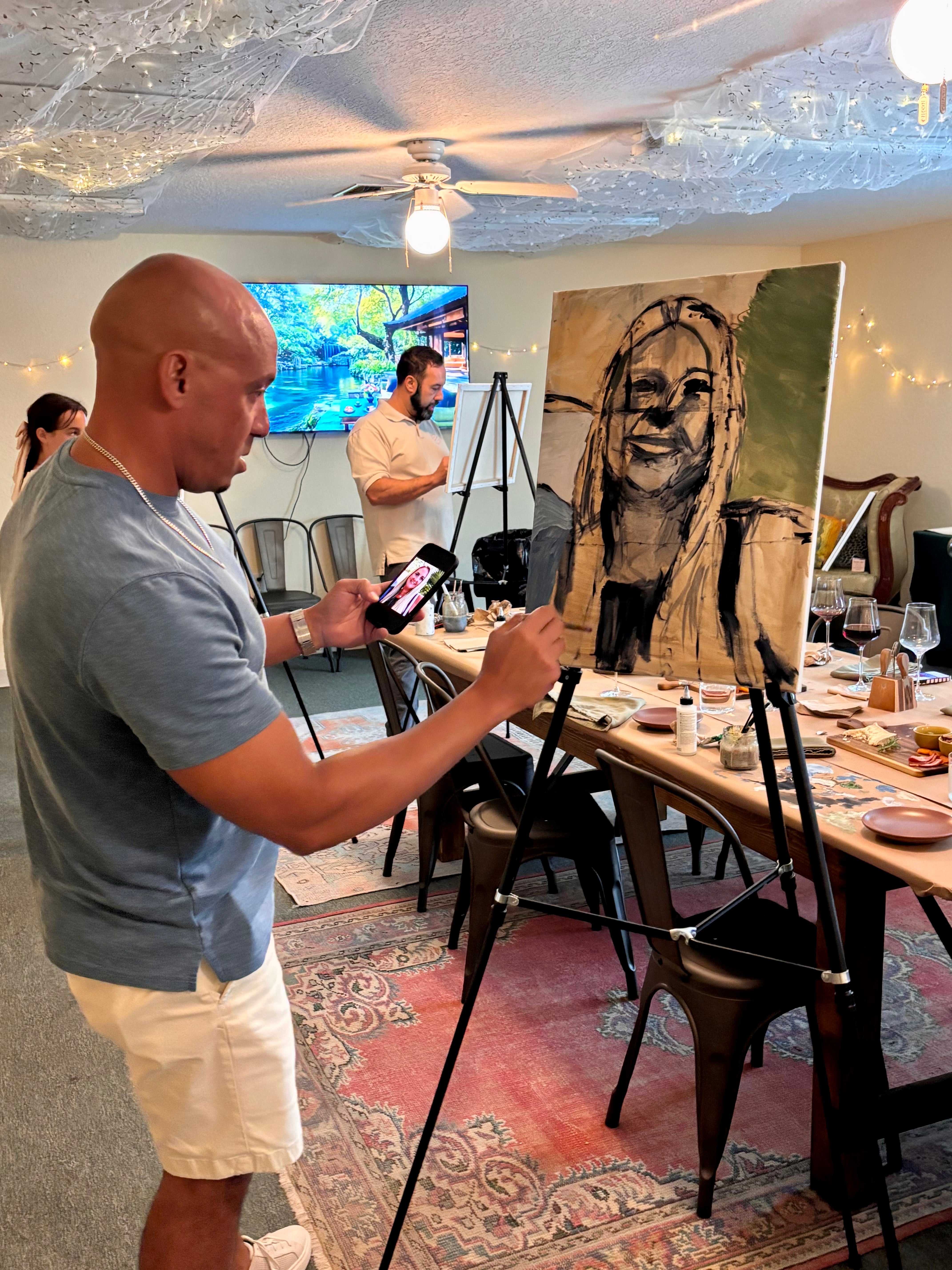 August 27th | Paint Your Date with Tony & Danielle @ The Wine Garden