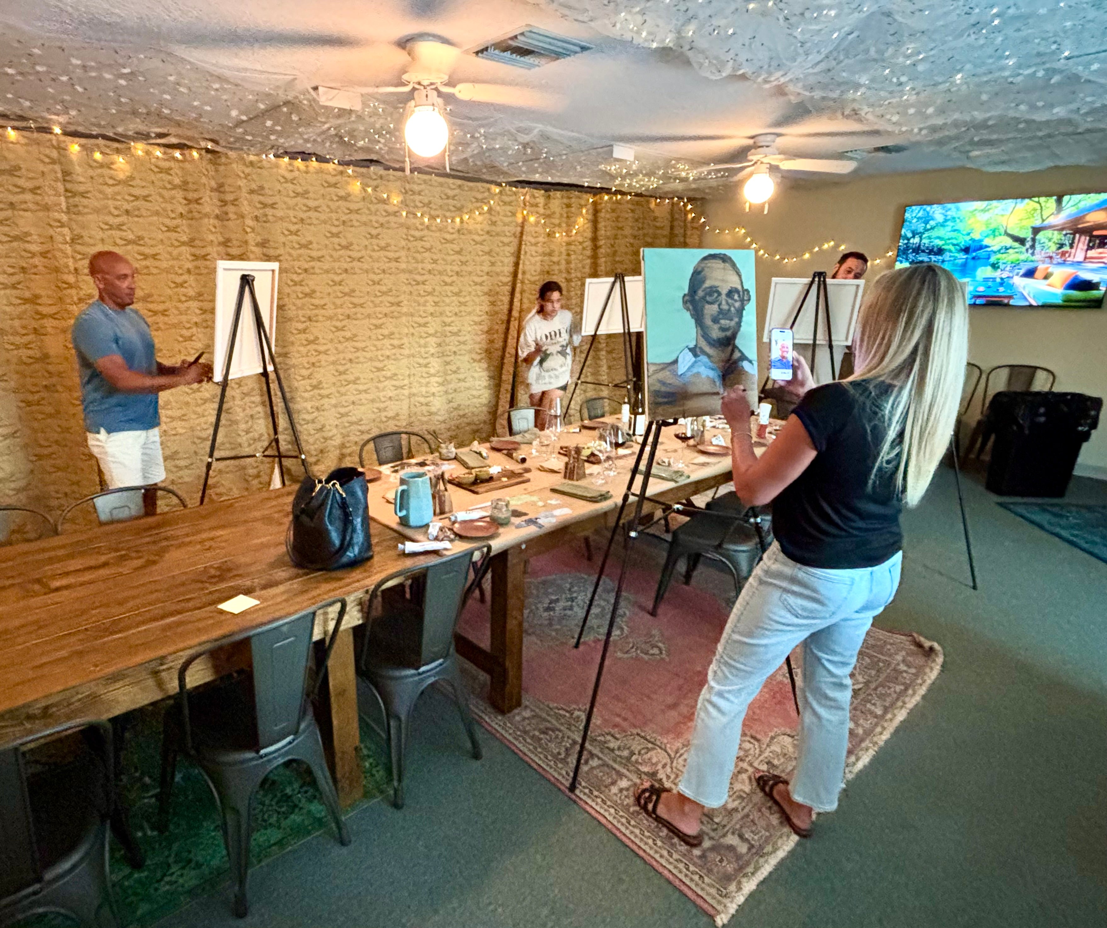 August 27th | Paint Your Date with Tony & Danielle @ The Wine Garden