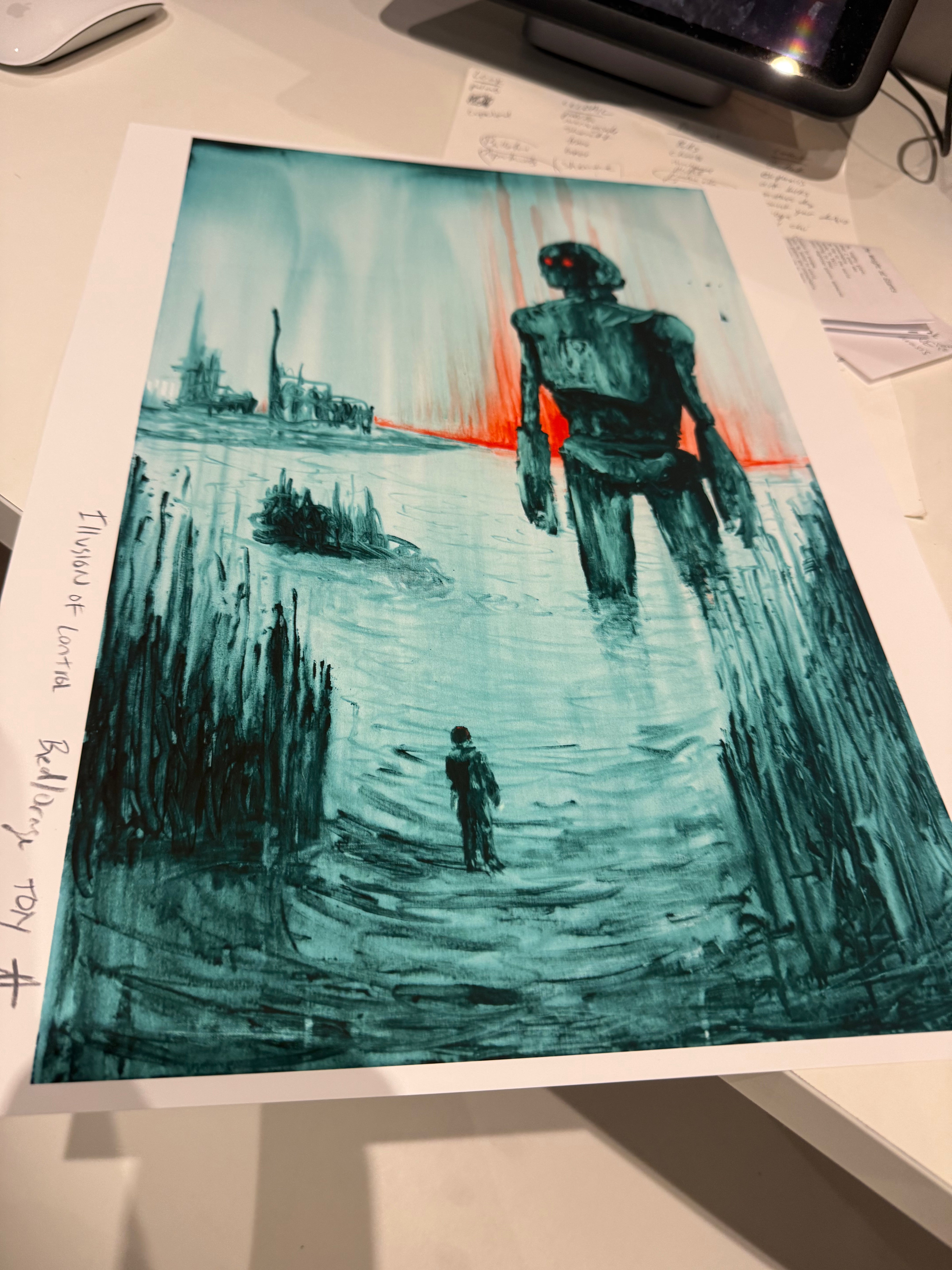 Print 12x16 illusion bg/ro