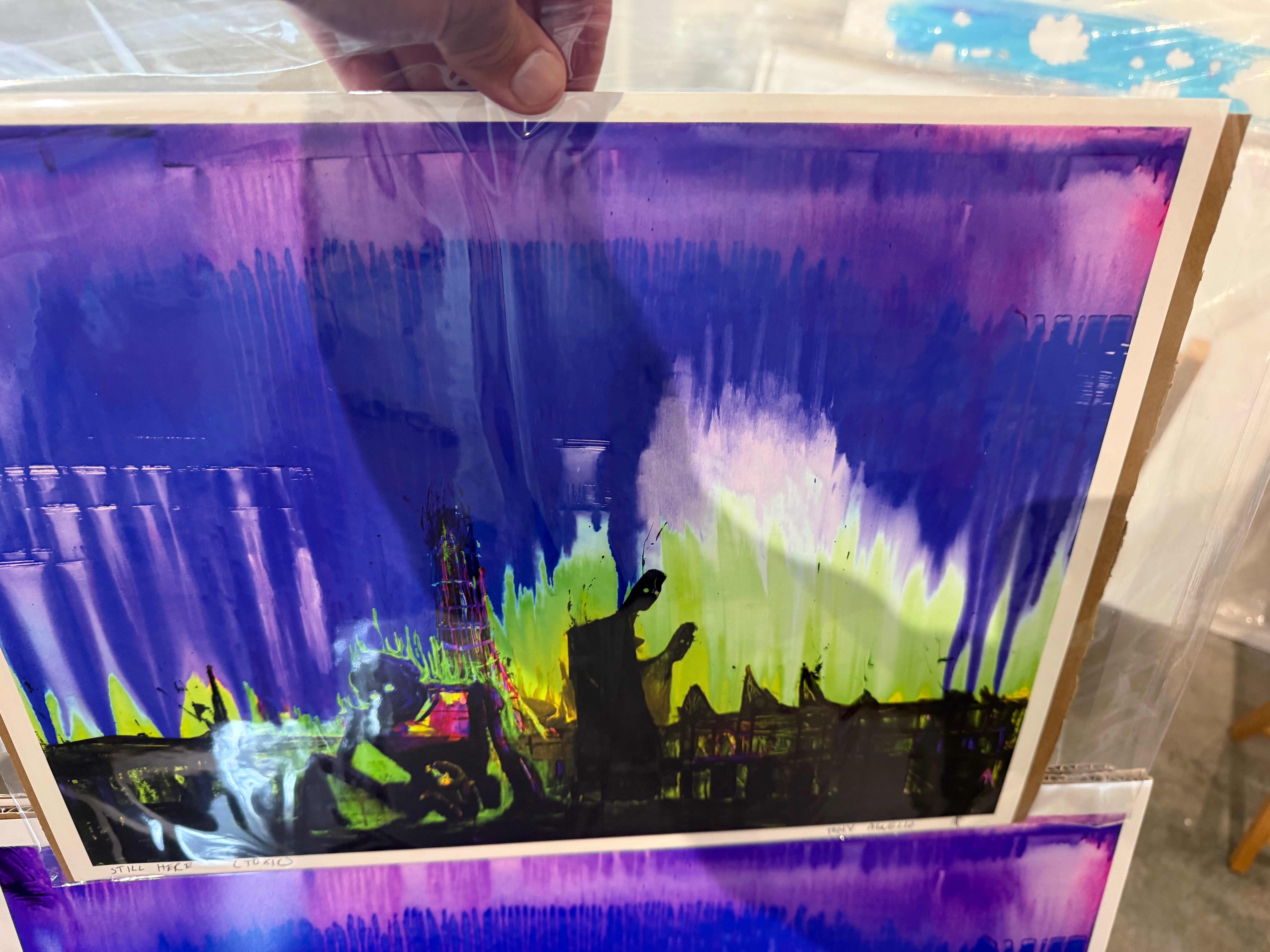 Toxic Still Here" print
