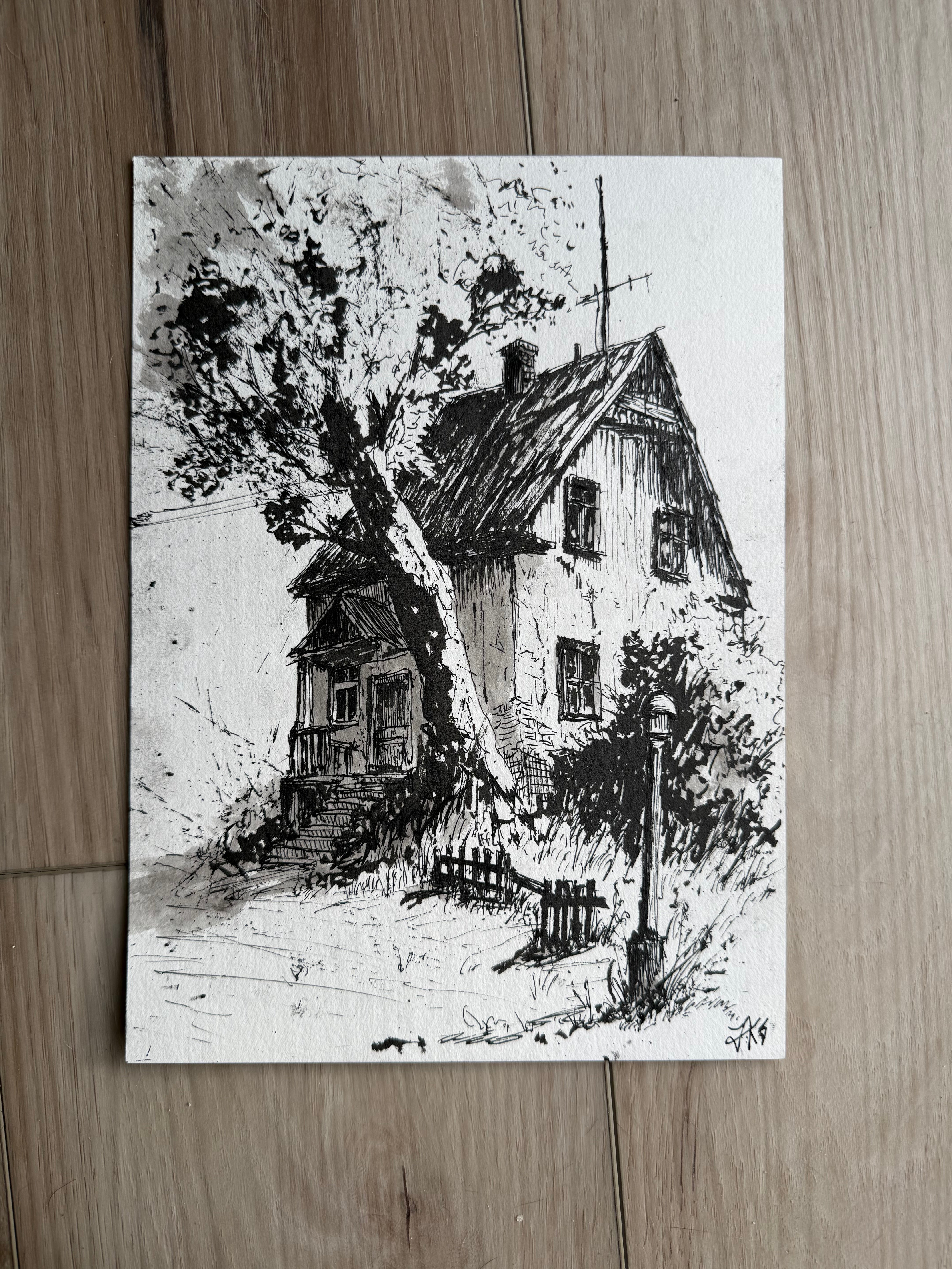 Brush Pen House #1