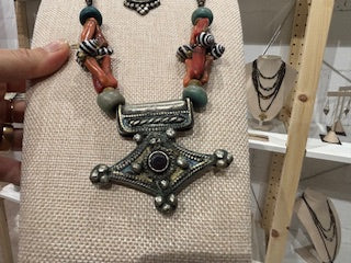 Red Branch Coral Boghdad Necklace