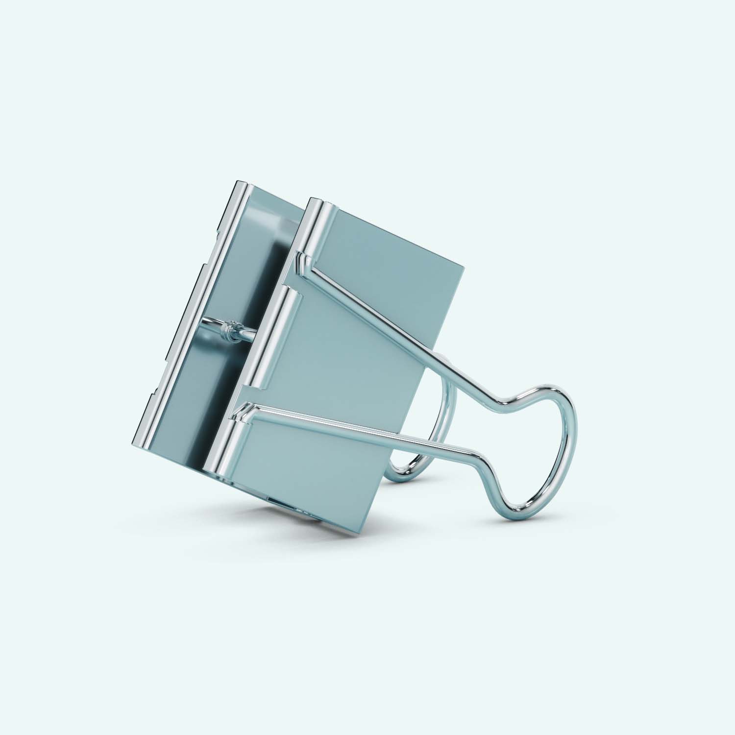 Binder Clip Earring: Silver / Single