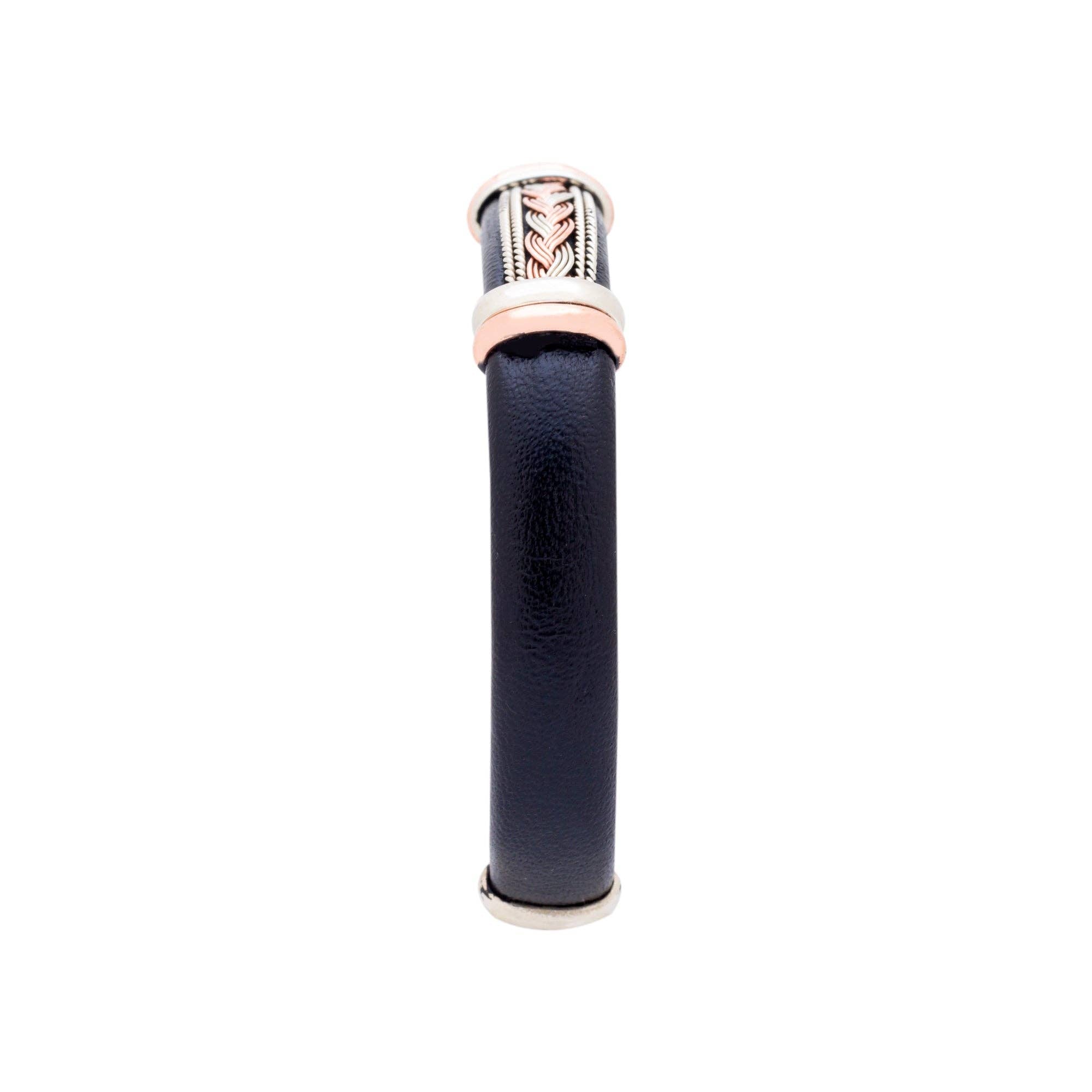 BR.ULB.0105 - Unique Leather Bracelet, Black
