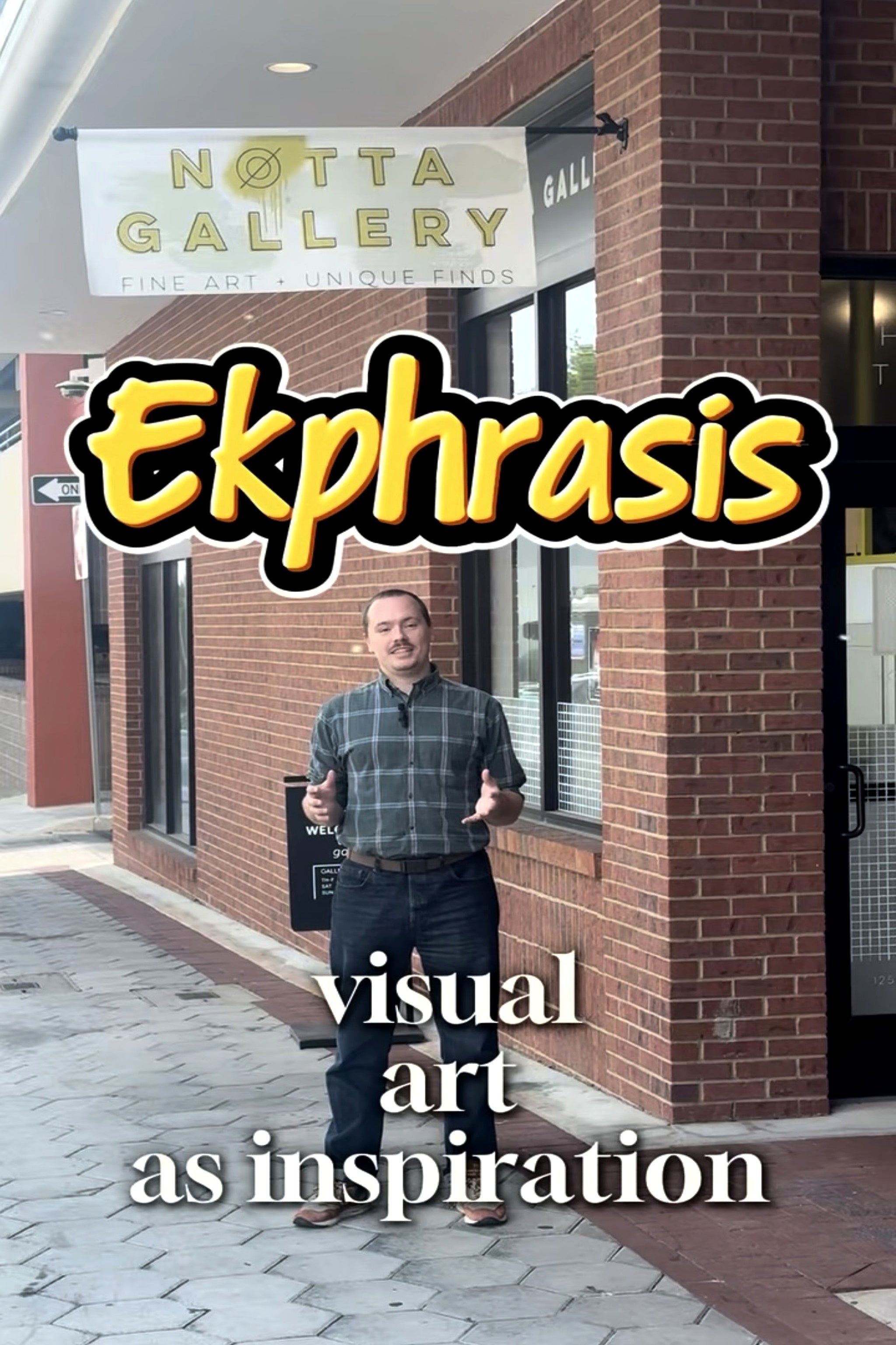 Apr 2 "Notta Ekphrasis - A New Genre of Creative Writing" with PD Edgar