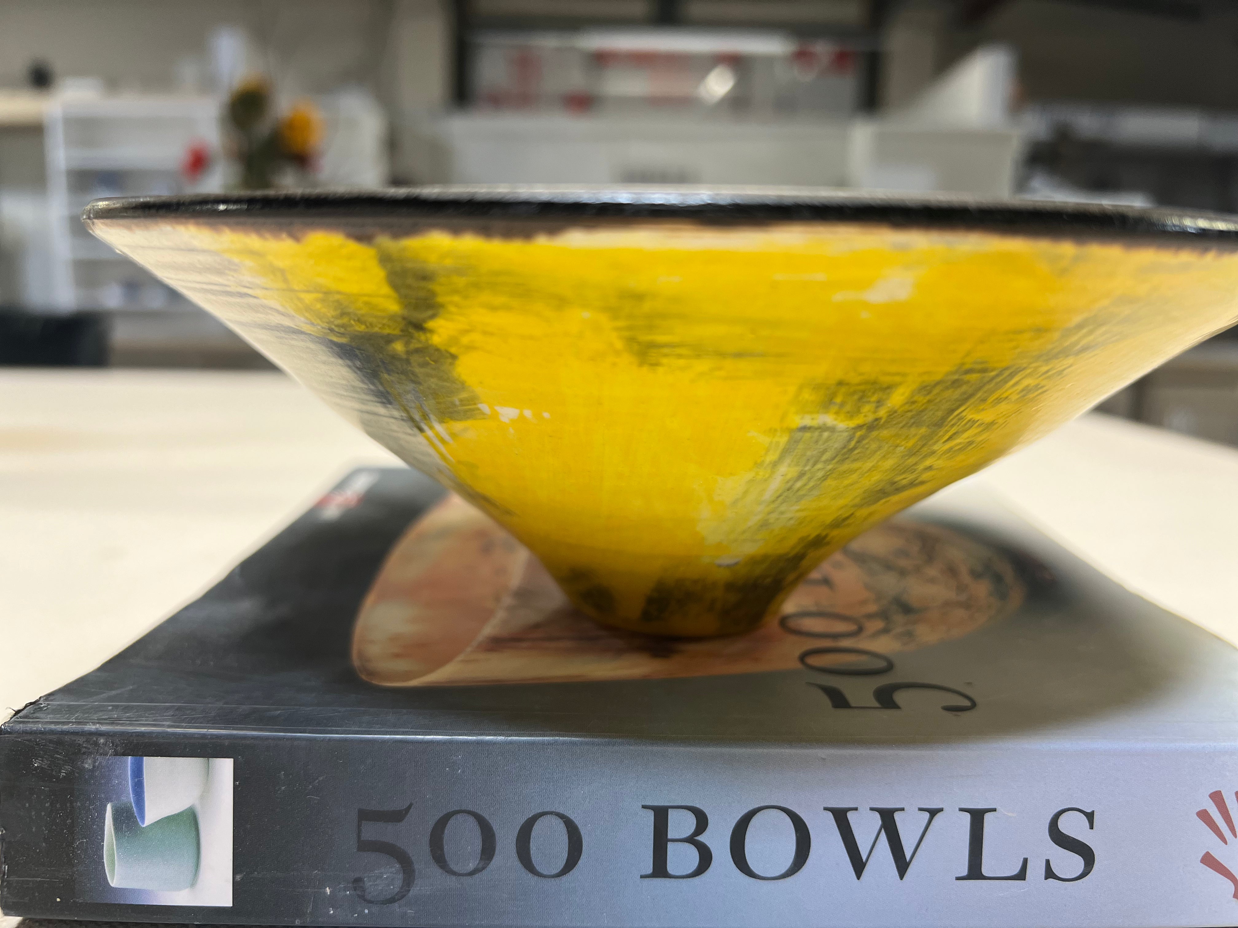 Yellow and Black Bowl #2